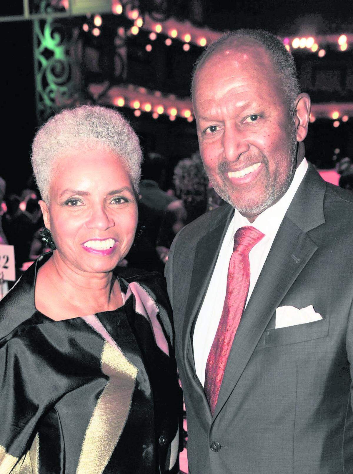 Carole and Ira Hall at an Arsht Center gala they helped present in a file photo from April 6, 2019. “We just love the cultures, communities, the foods, the music, the vitality of a very accessible city,” Carole Hall told the Herald about why they moved to Miami from New York in 2005.