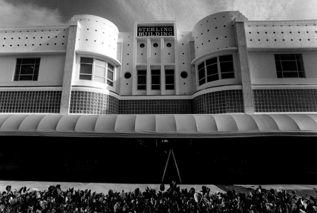 In 1993, the Stirling building, a landmark along Lincoln Road, between Jesserson and Michigan.