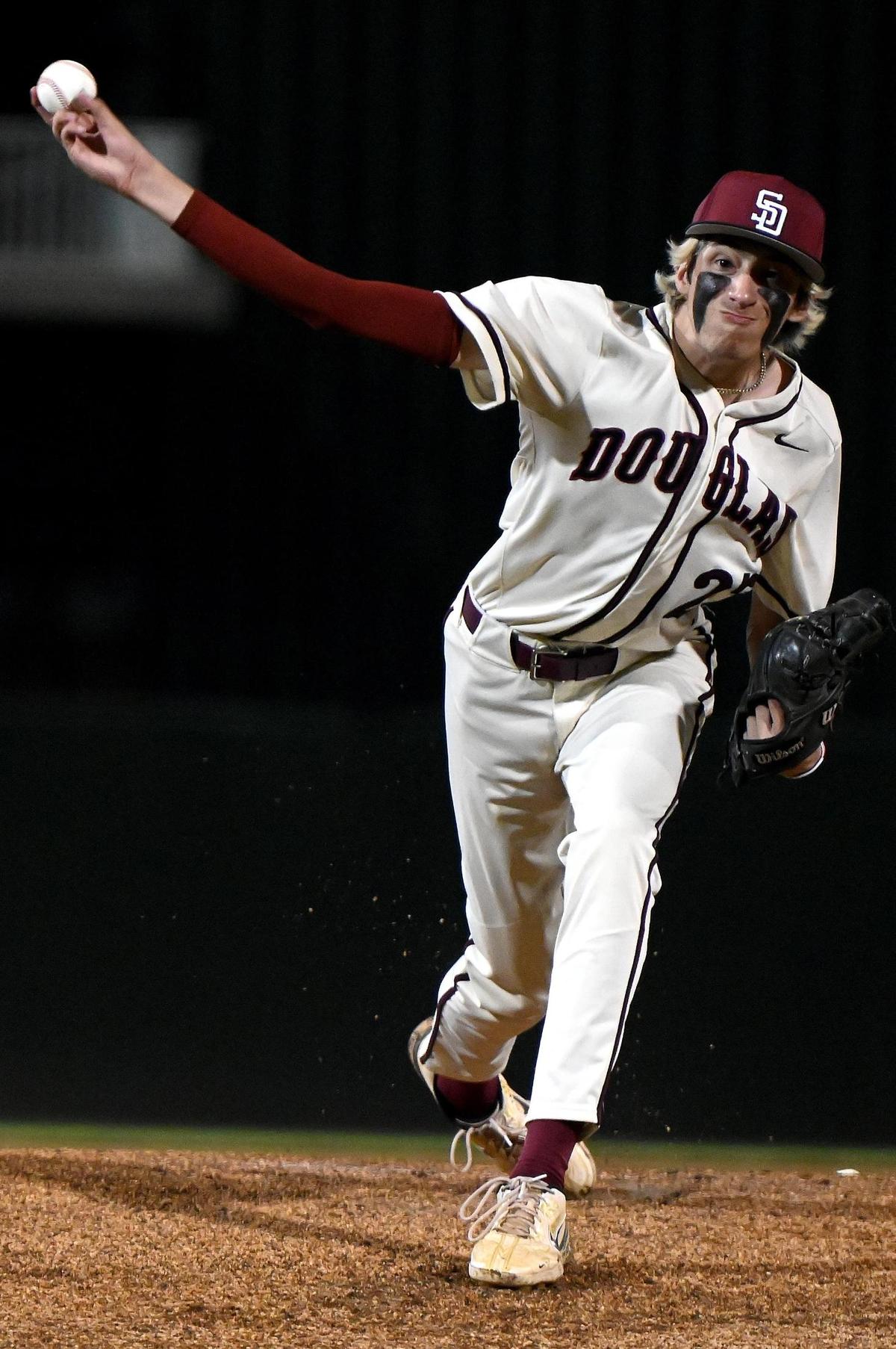 Stomeman Douglas takes on the Plant Panthers in a boys 7A baseball state championship matchup in Fort Myers, Fla., Wednesday, May 24, 2023. (Photo/Chris Tilley)