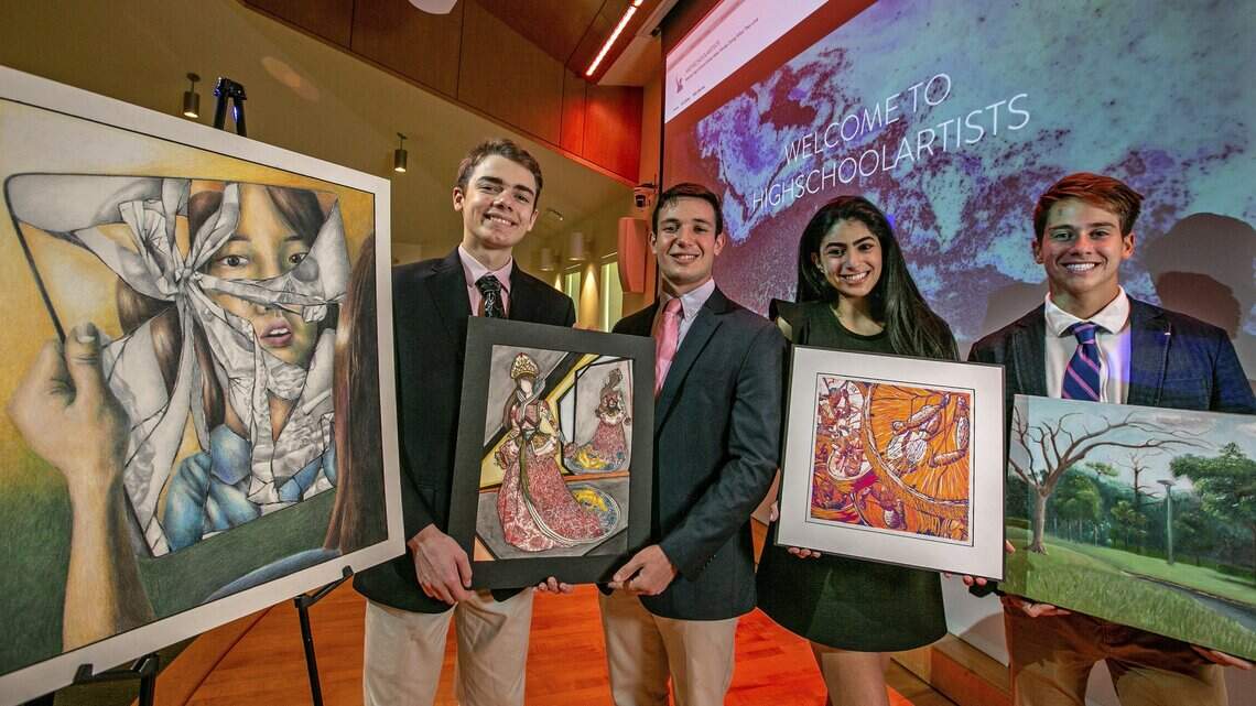 High school artists need a place to sell their works. That’s where this site comes in.