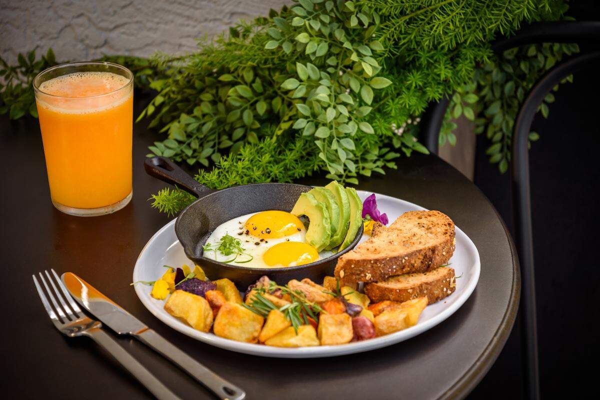 Breakfast is available all day at Ol’Days Farm to Table in Midtown Miami.