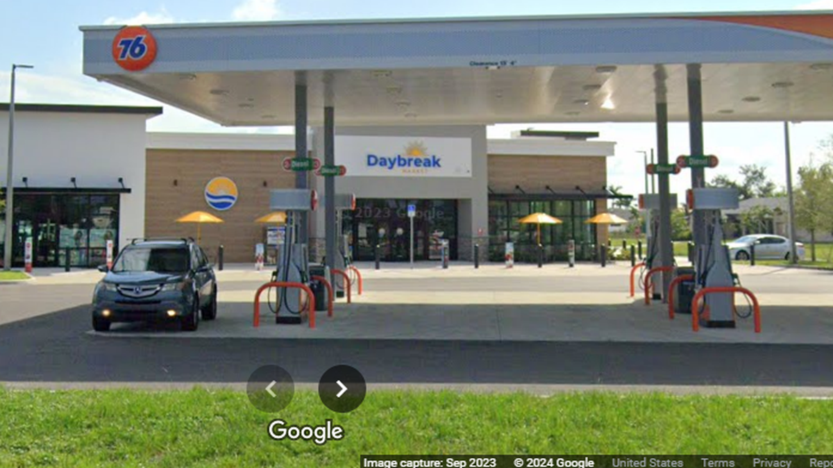 The illegal stunts driving was done around 11 p.m. Sunday, Sept. 8, at the Daybreak Gas Station in Cape Coral, the Florida Highway Patrol reported.