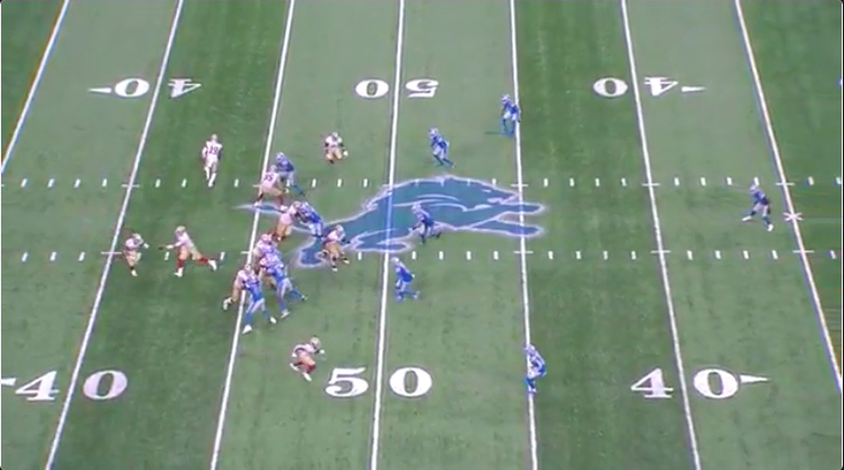 Second screenshot of outside zone handoff