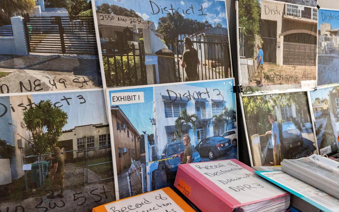 As part of her fight with City Hall, Zahary Pacheco has documented instances of homes with setback issues similar to hers,