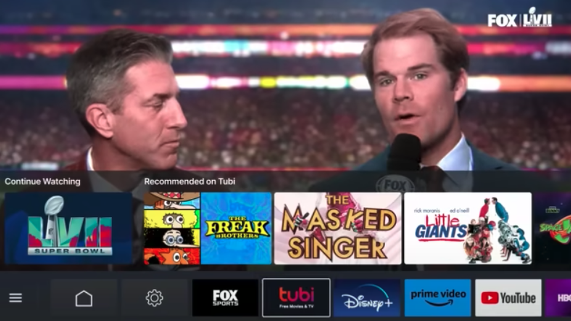 A commercial during the Super Bowl for the streaming service Tubi faked viewers into thinking they had sat on the remote.