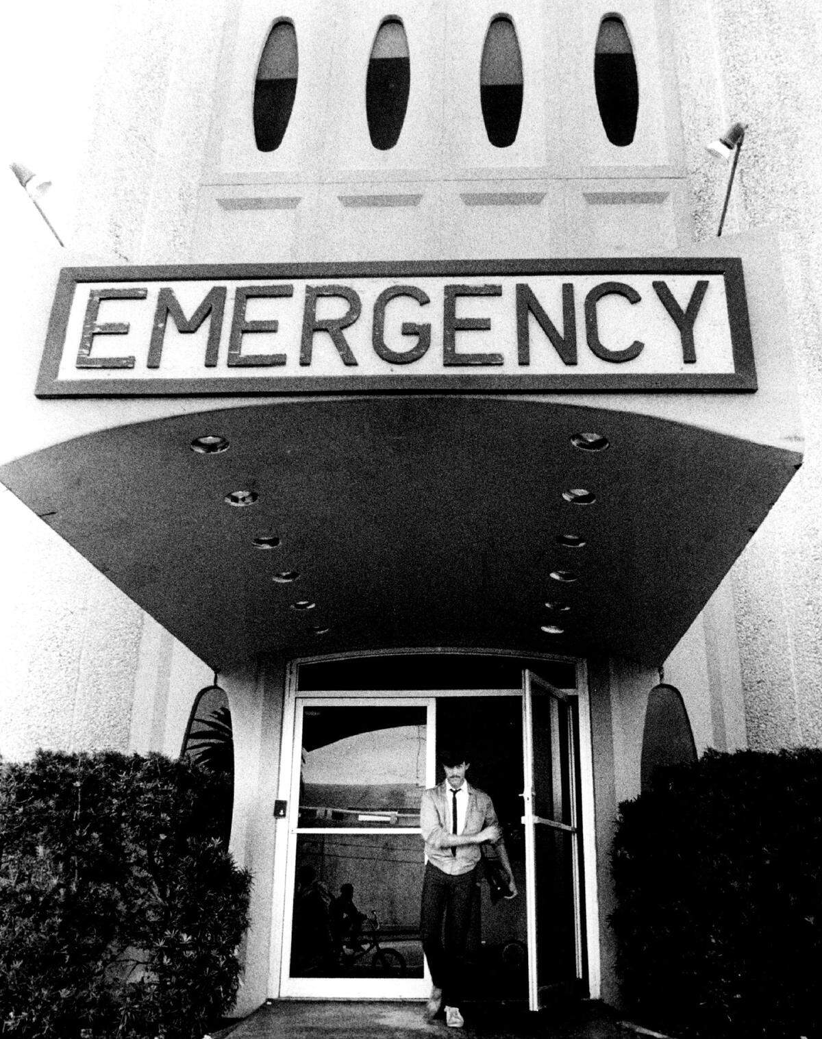 South Shore Hospital in Miami Beach in 1982.