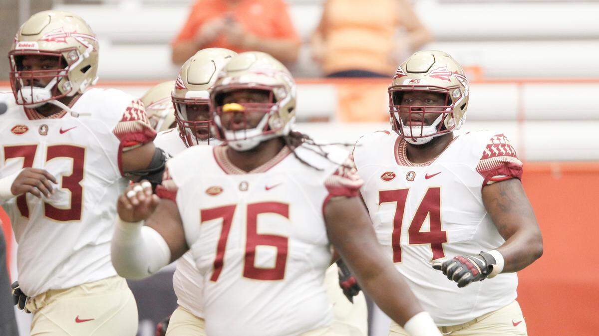Florida State’s Derrick Kelly II runs before an NCAA college football game against Syracuse in Syracuse, N.Y., Saturday, Sept. 15, 2018.