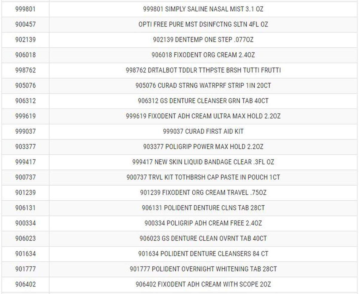 Part 2 of the list of products recalled from Family Dollar stores