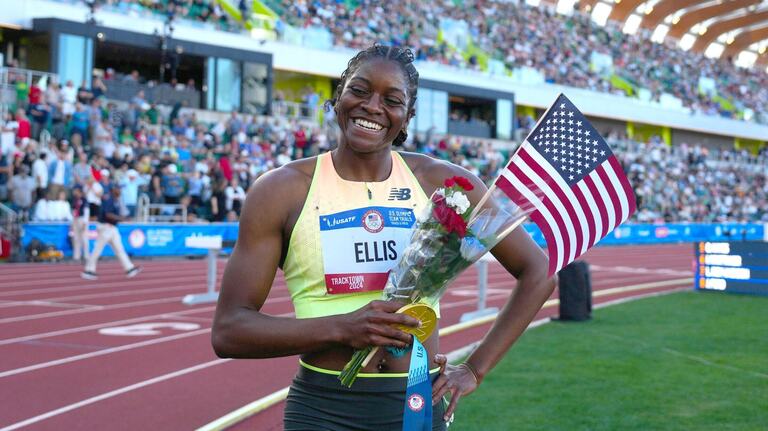 Ellis’ journey to the Olympics was fraught with adversity. Now she’s aiming for gold