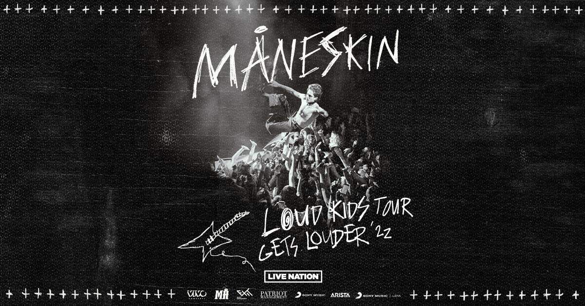 Måneskin’s Loud Kids Tour is the Italian glam rock band’s first North American Tour. Tickets for the Miami Beach date in December go on sale March 25, 2022.