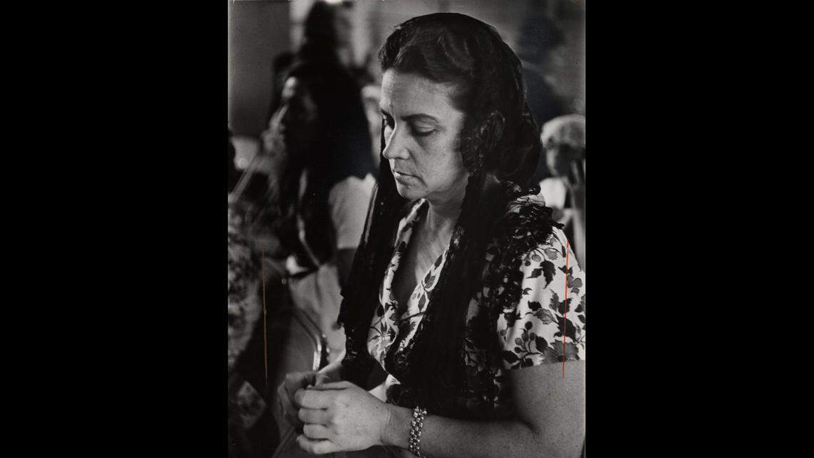 Undated file photo of Bertha Ortega at St. John Bosco Catholic Church on Flagler and 13th Avenue in Miami.