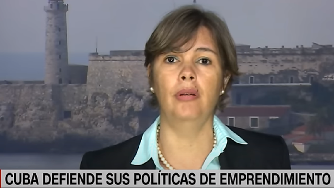 Johana Odriozola, Cuba’s Ministry of Economy vice minister, in an interview with CNN en Español.