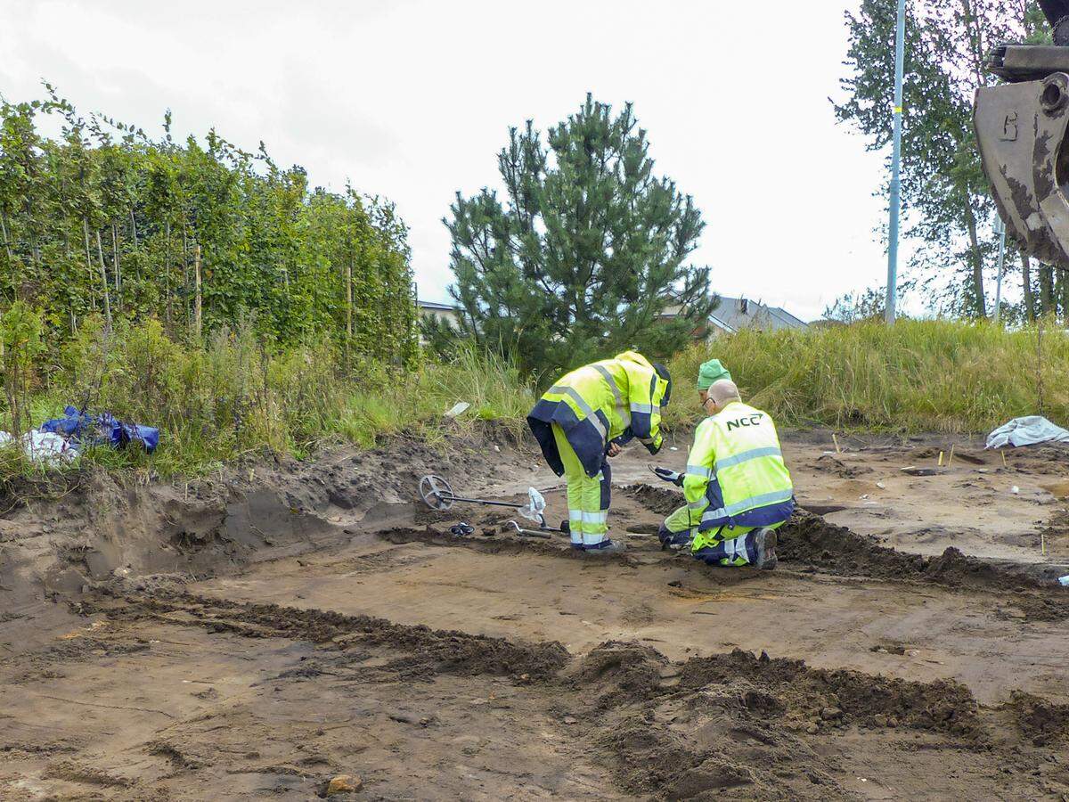 Large shipwrecks were also found at the site, one as long as 160 feet, archaeologists said.
