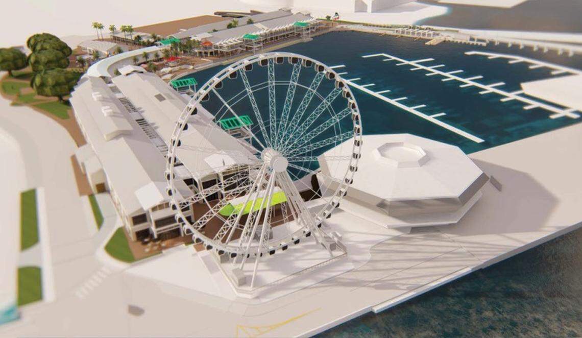 Bayside has tried for years to add the observation wheel on a sliver of property near Hard Rock Cafe.