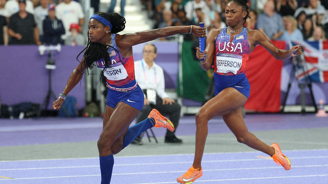 A Bull run for Northwestern High alums and Coach Carmen Jackson at the Paris Olympics