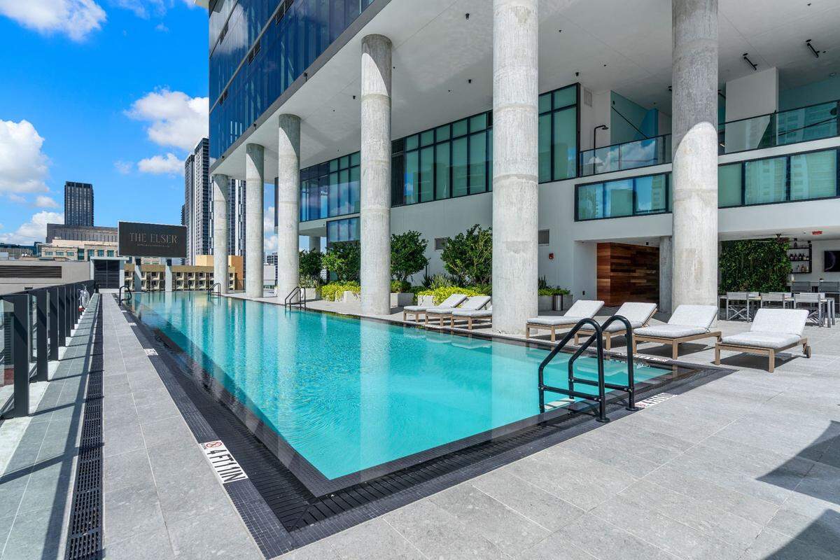 The pool at The Elser downtown