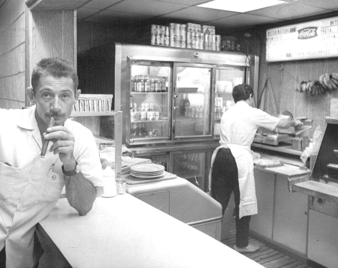 A Miami coffee counter in 1967.