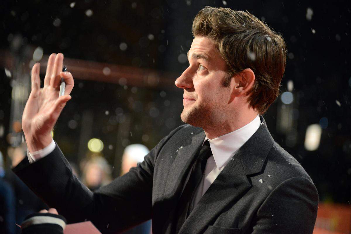 John Krasinski on the red carpet.