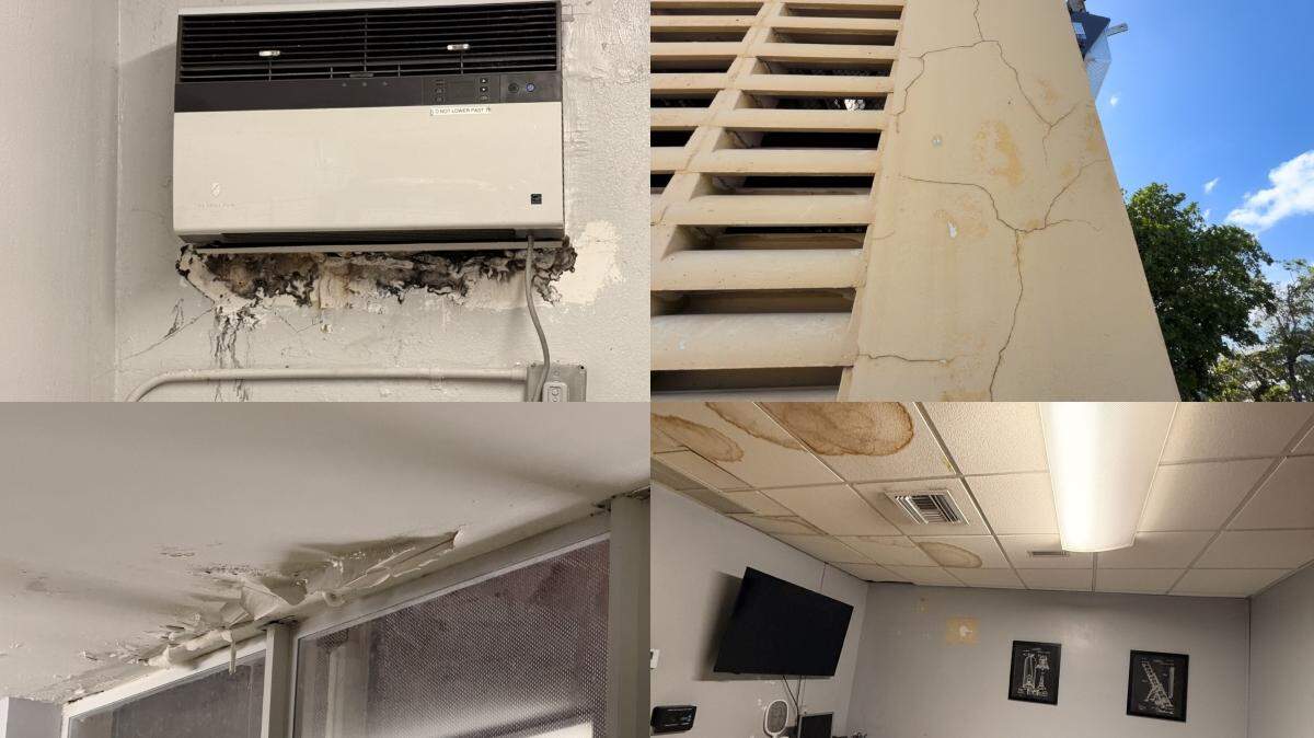 Photos show deteriorating conditions at city of Miami fire stations.