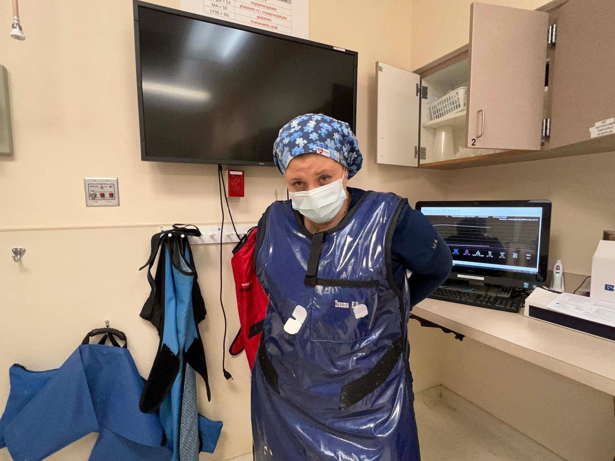 Maritza Castano, a Level 1 trauma nurse, is one of seven specially trained trauma nurses at Broward Health, which handles two-thirds of Broward’s trauma cases. Says Castano: “It’s a high-pace, high-stress environment. I mean, we really are seeing people on the worst day of their lives.”