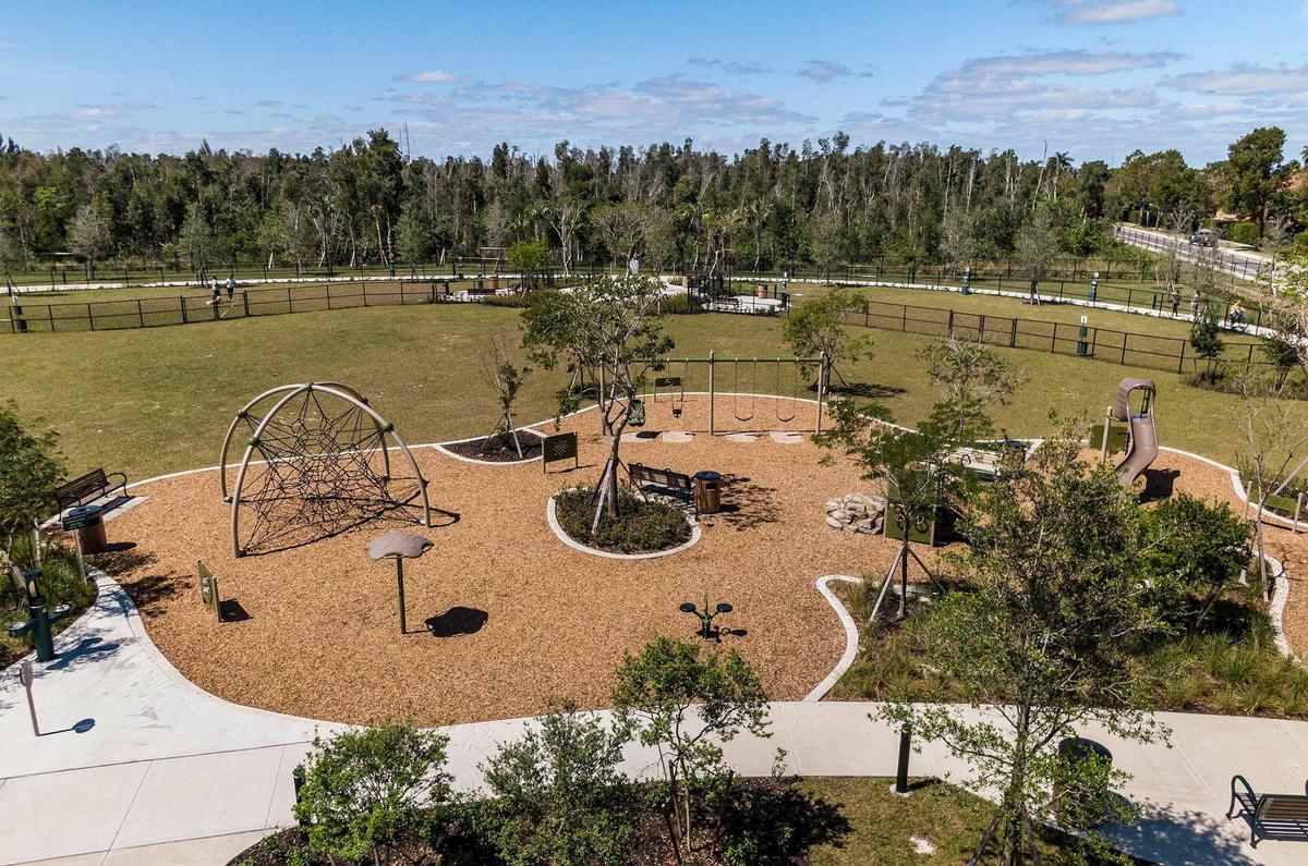 West Miami Dade’s 113-acre Tree Island Park encompasses a new community recreation space and, in the background, an extensive, restored remnant of Everglades prairie and tree islands, or hardwood hammocks, amid sprawling suburbia.