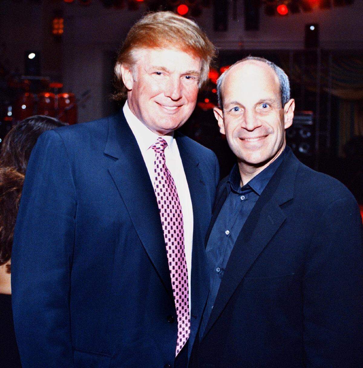 In 1999, Donald Trump and Jonathan M. Tisch, president and CEO of Loews, at the Loews Hotel in Miami Beach for a benefit for the pediatric AIDS foundation.