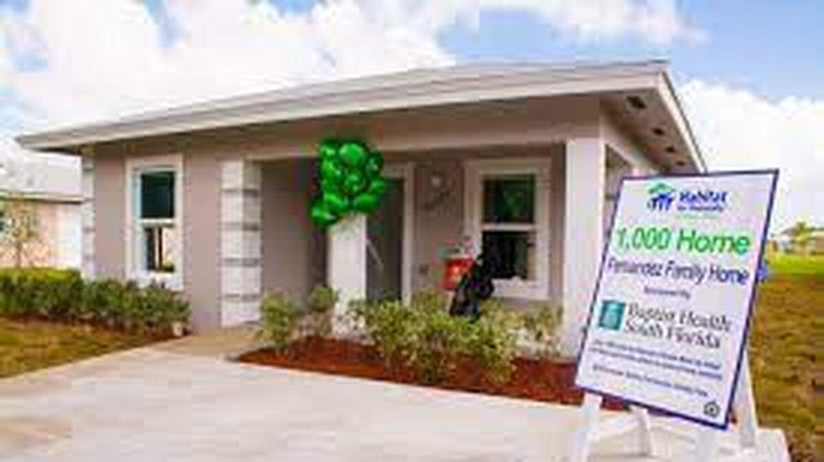 Habitat for Humanity has built at least 1,400 homes for qualifying families in Miami-Dade County.