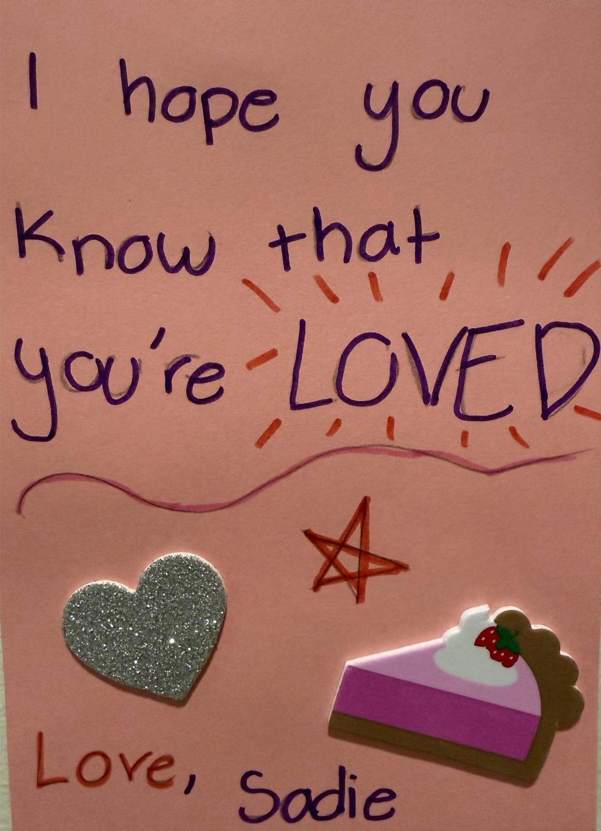 VITAS Healthcare staff and volunteers delivered handmade Valentines By Kids cards to patients in hospice care.