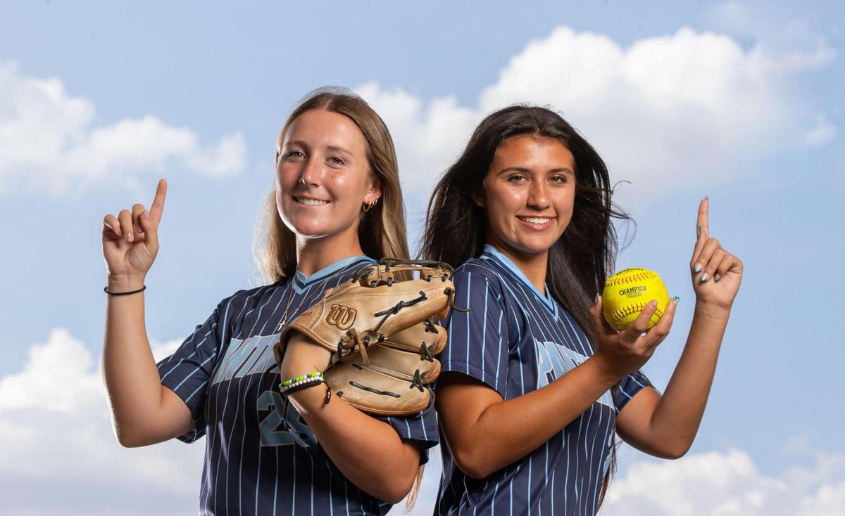 Courtney Wahlbrink and Sophia Bertorelli of Coral Springs Charter are the Broward Softball Co-Pitchers of the Year for Classes 3A-1A.
