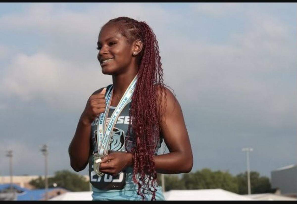 Somerset Academy’s Aleesa Samuel is the Miami Herald’s Broward Girls’ Track and Field Athlete of the Year.