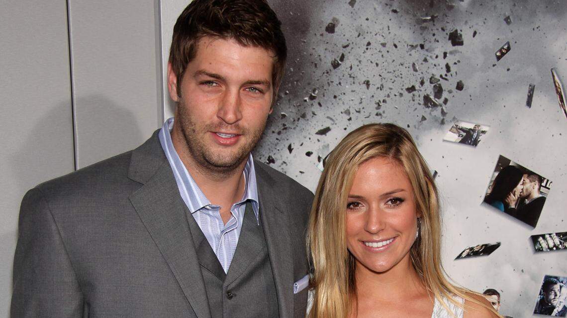 Jay Cutler and Kristin Cavallari together prior to their divorce.