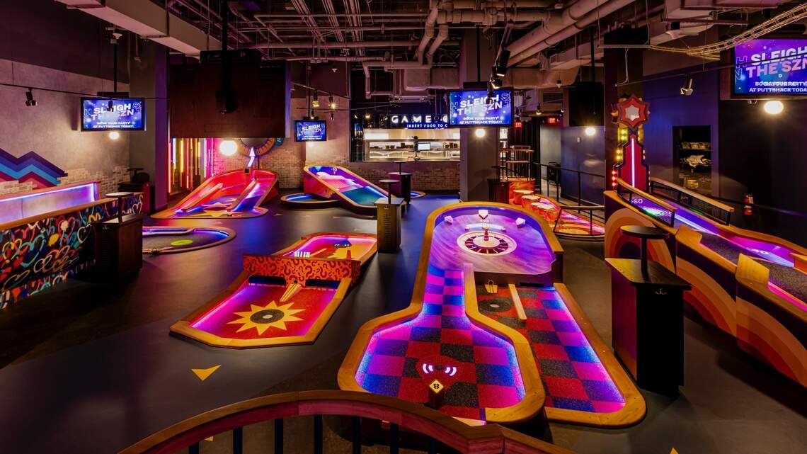 Upscale mini golf-and-nightclub venue opens in Brickell with a great view of Miami