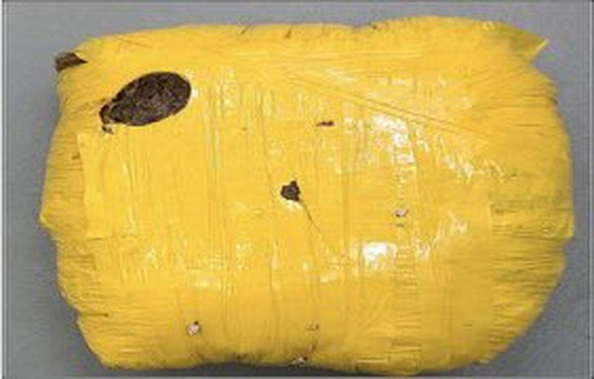 This package of marijuana was found in the Florida Keys during the week of June 7, 2022.