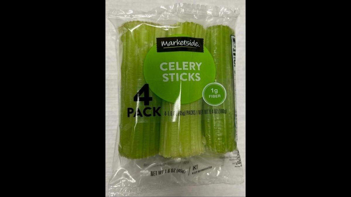 Walmart’s Marketside Celery Sticks have been recalled by Duda Fresh Farms.