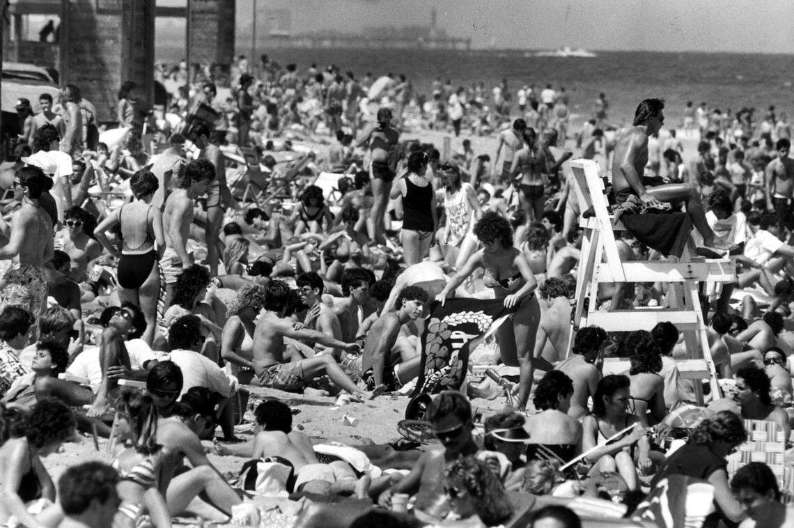 Spring Break at Fort Lauderdale beach in 1986.
