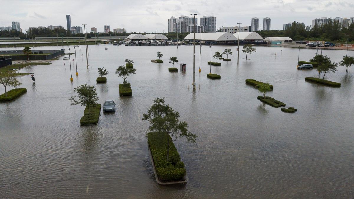 How many homes and cars were damaged by the floods in South Florida? Take a look