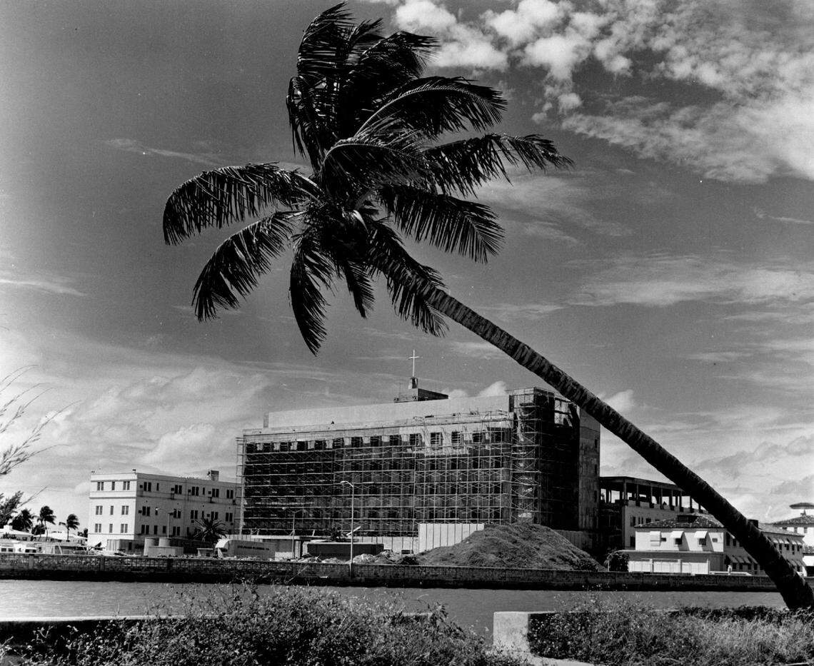 St. Francis Hospital in Miami Beach in 1967. The campus has been redeveloped into luxury housing.
