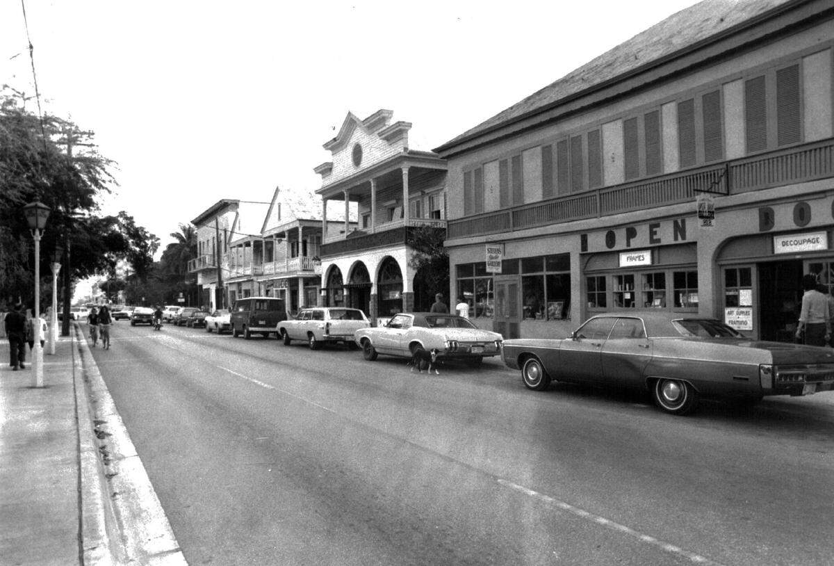 Key West’s Duval Street in 1972.
