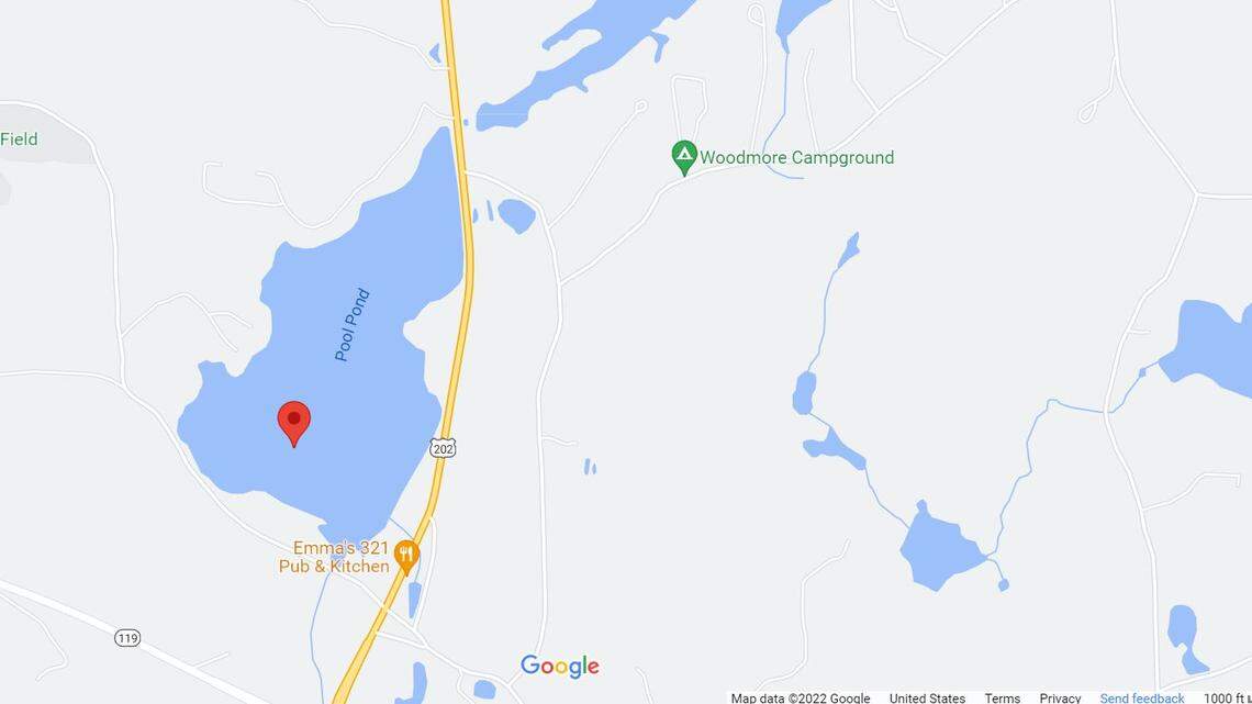 A man was found dead in a New Hampshire pond after his dog was seen swimming alone, police said.