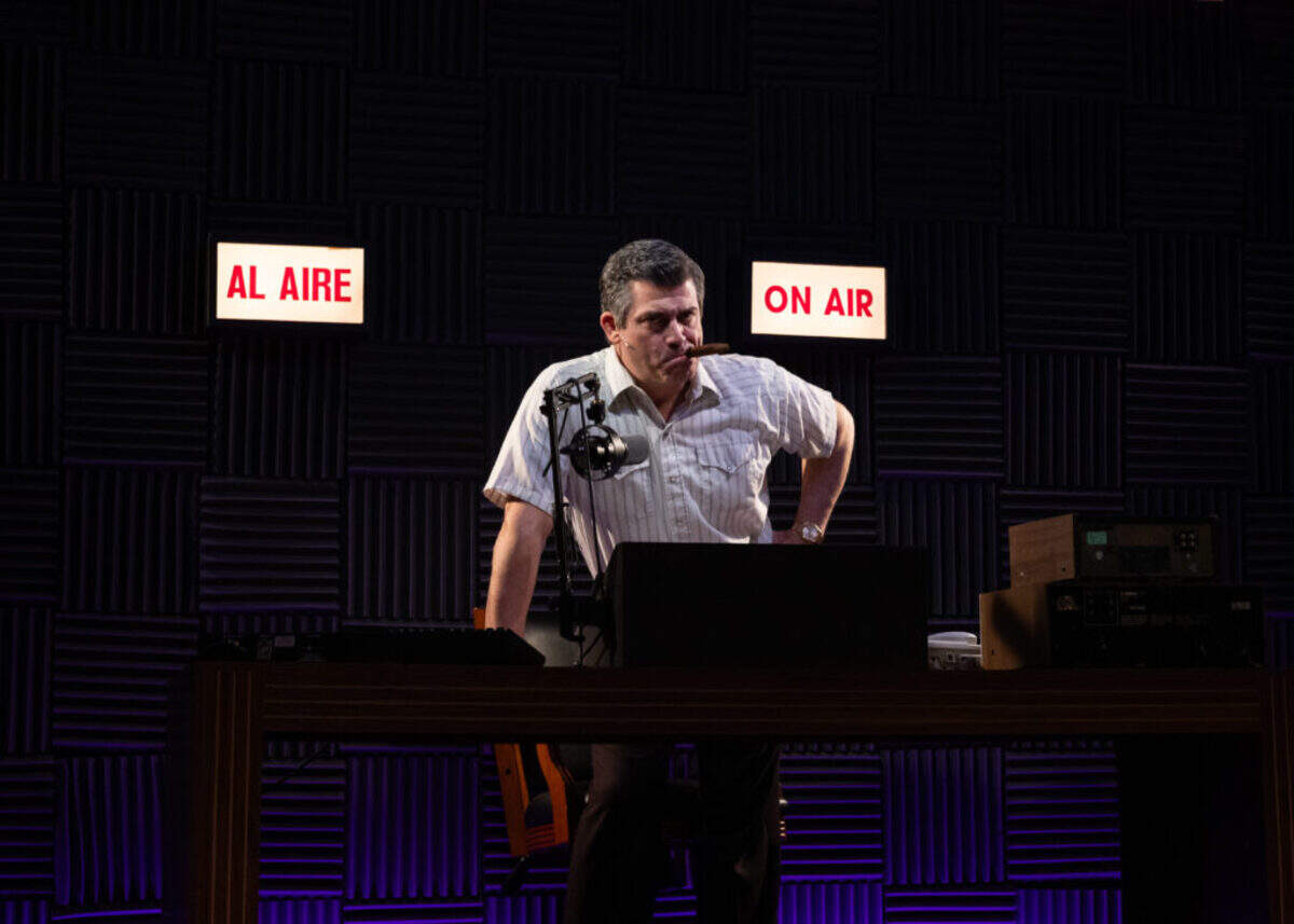 René Granado in a scene from Miami New Drama’s world premiere of “English Only.”