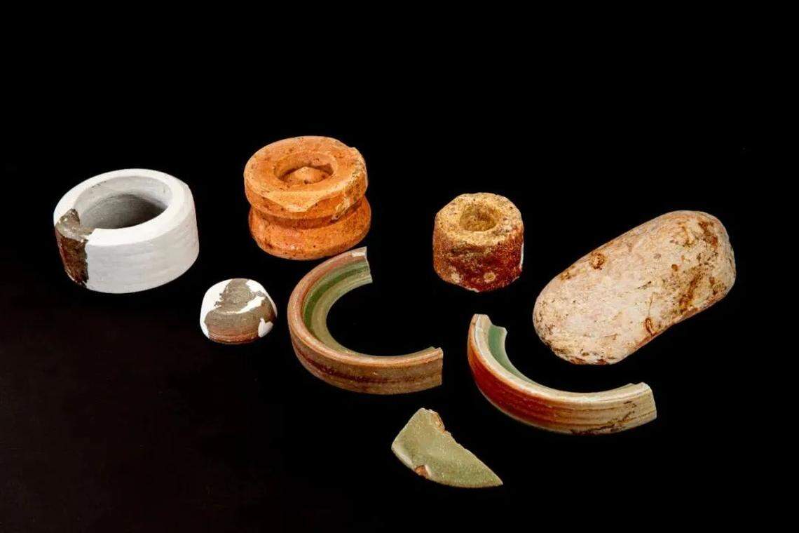 Some of the artifacts found in Guangdong.