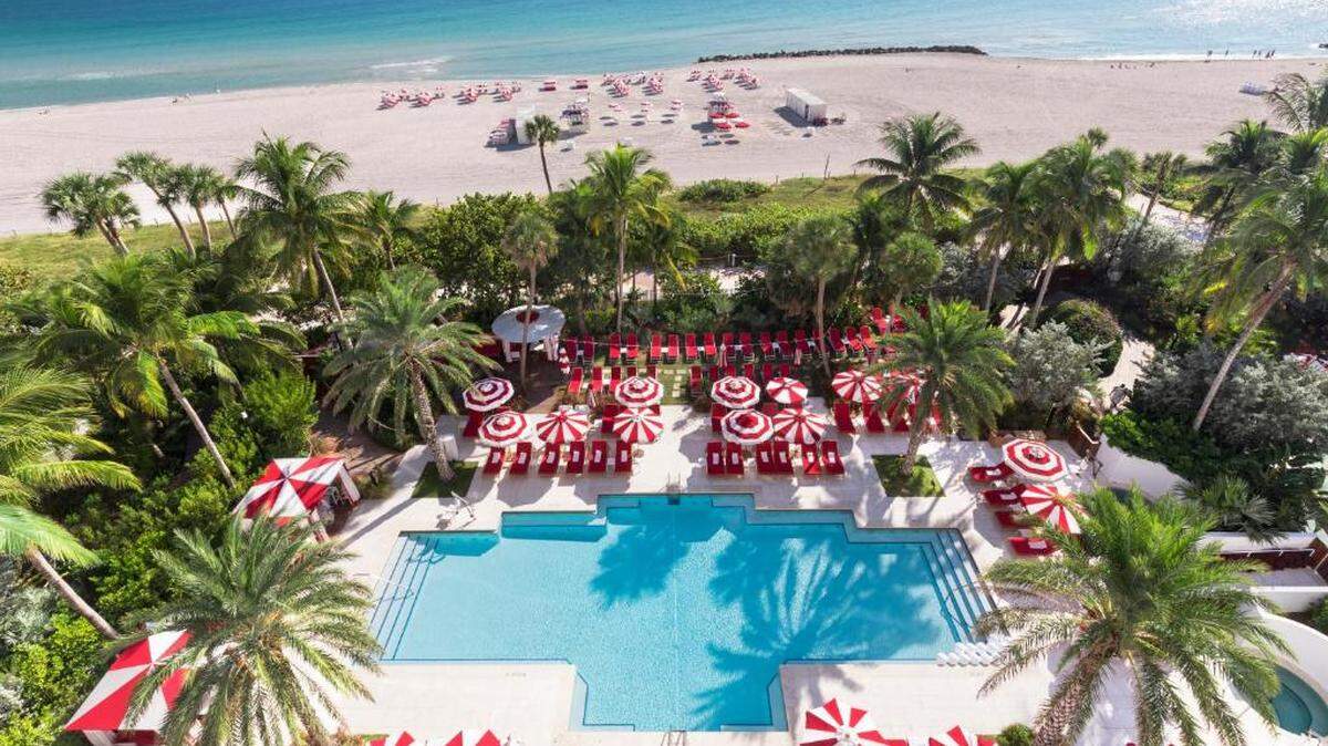 The pool at Faena Miami Beach, named one of the best 5-star hotels in the country.