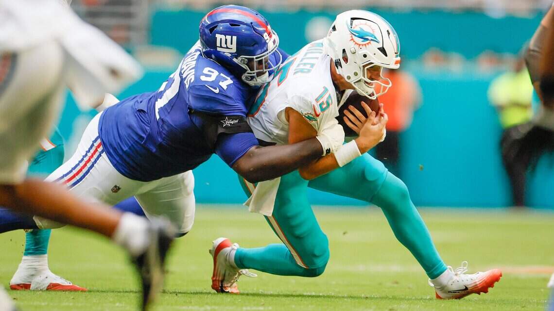 Backup QBs struggle and more takeaways from Giants 26-3 drubbing of Dolphins