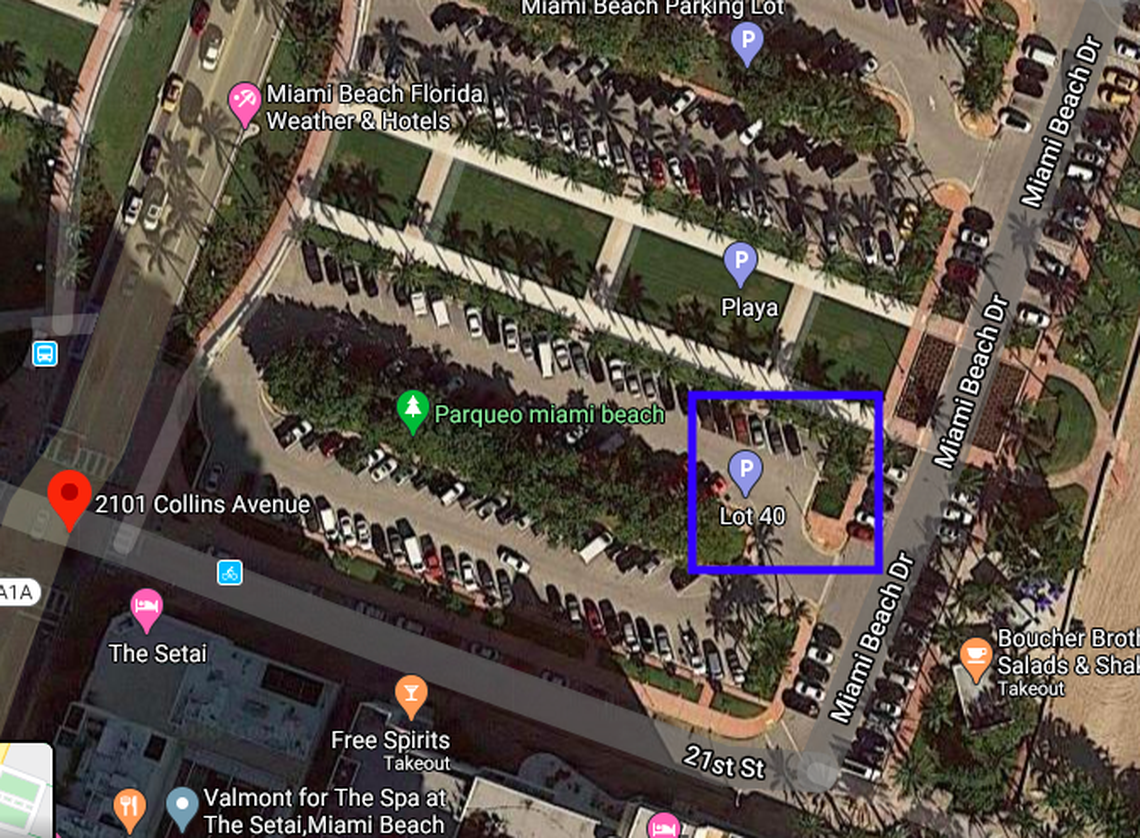 The COVID test truck will be set up at 2101 Collins Ave. through July 19.