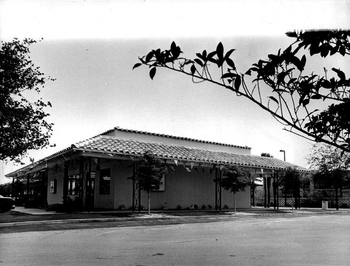 Miami Lakes shopping area in 1973.