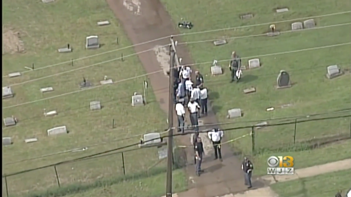 Police say 32-year-old Maurice Brown Jr. was shot and killed as he mourned the loss of his brother, 18-year-old Marcus Brown, to gun violence at a funeral in Lansdowne, Maryland. Police are continuing to investigate.