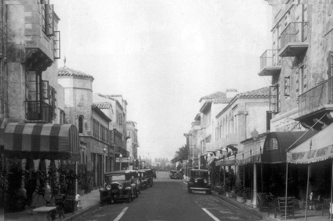 Early Espanola Way in South Beach.