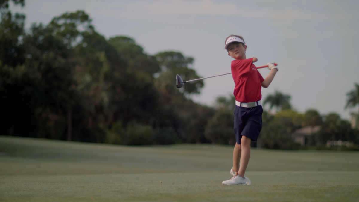 Tommy Morrissey, a 7-year old golf wunderkind from Palm Beach Gardens.