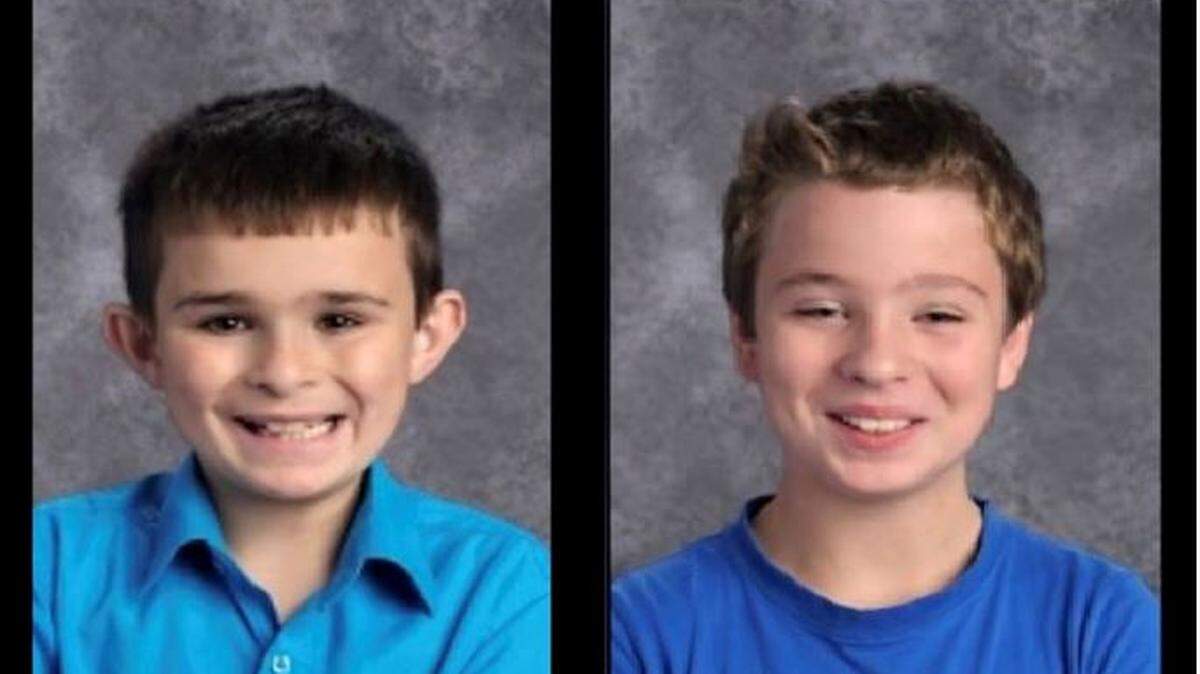 Carter Strother, 10, and Joel Strother II, 12