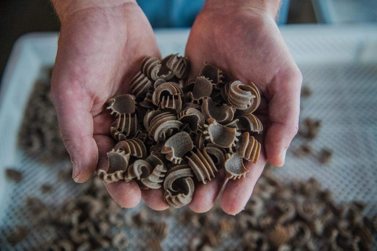 Mafaldine pasta made with rye will be on the menu at the upcoming Erba.
